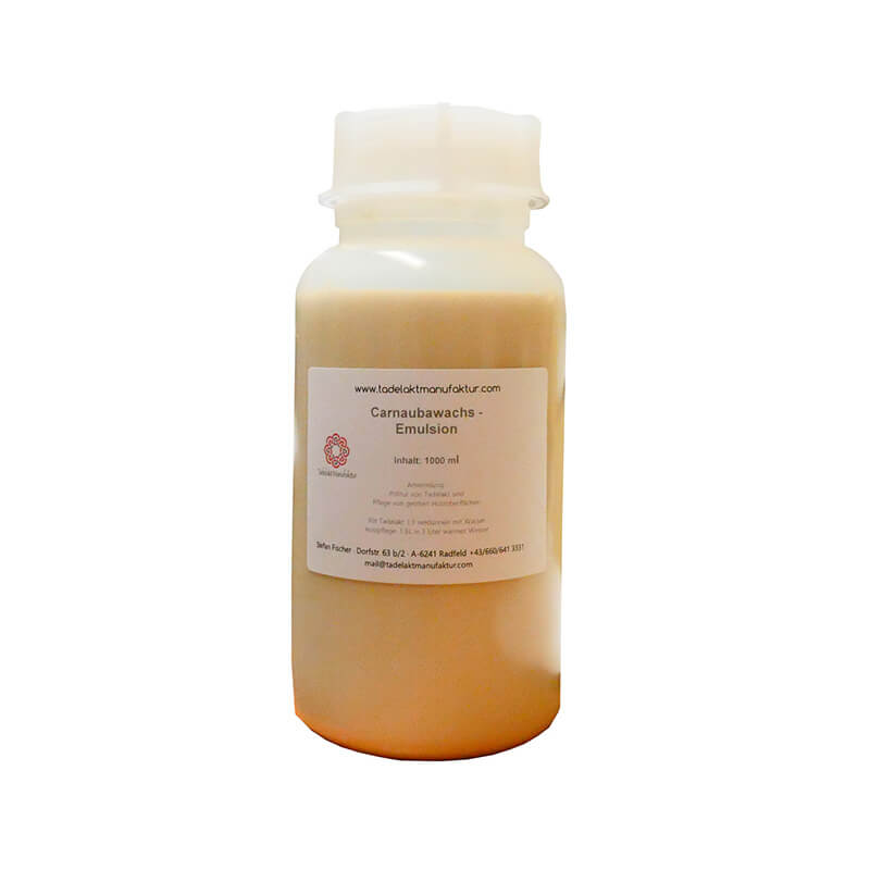 Carnauba wax emulsion concentrate - Tadelakt Manufacture