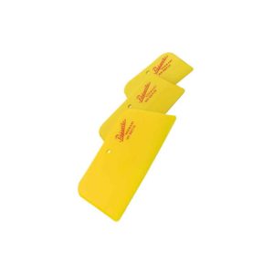 Plastic spatula yellow set 3 pieces