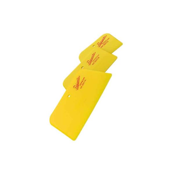 Plastic spatula yellow set 3 pieces