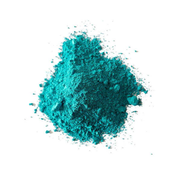 Colour pigments turquoise blue