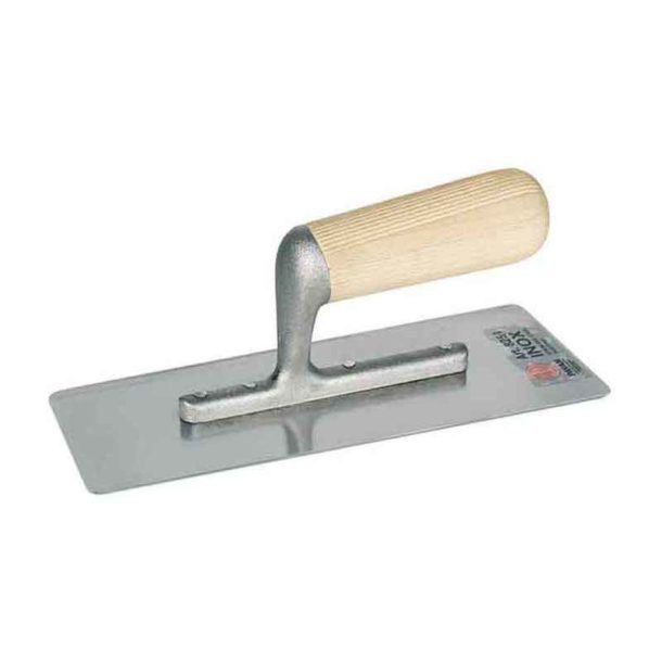 STORCH Glättekelle Edelstahl Mit Ergo-Holzgriff - 350 X 130mm | 350 X